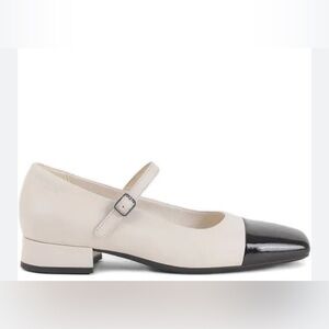 Vagabond Debi cap toe leather low heel Mary Jane pumps 38